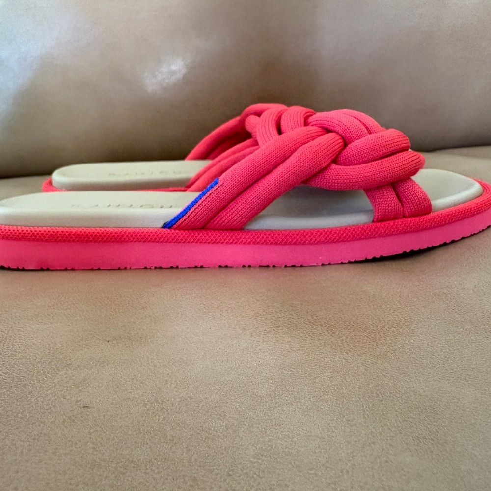 NWT Rothy's Vibrant Red Knotted Sandals - Picture 2 of 4